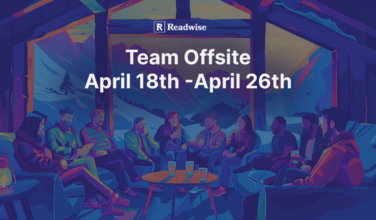 Heads up! Our team will be out of office from April 18th to 26th for our company offsite in Norway 🇳🇴 During this time, we may be a little slower than usual to reply to your emails and other feedback, but we’ll reply as soon as we get back!