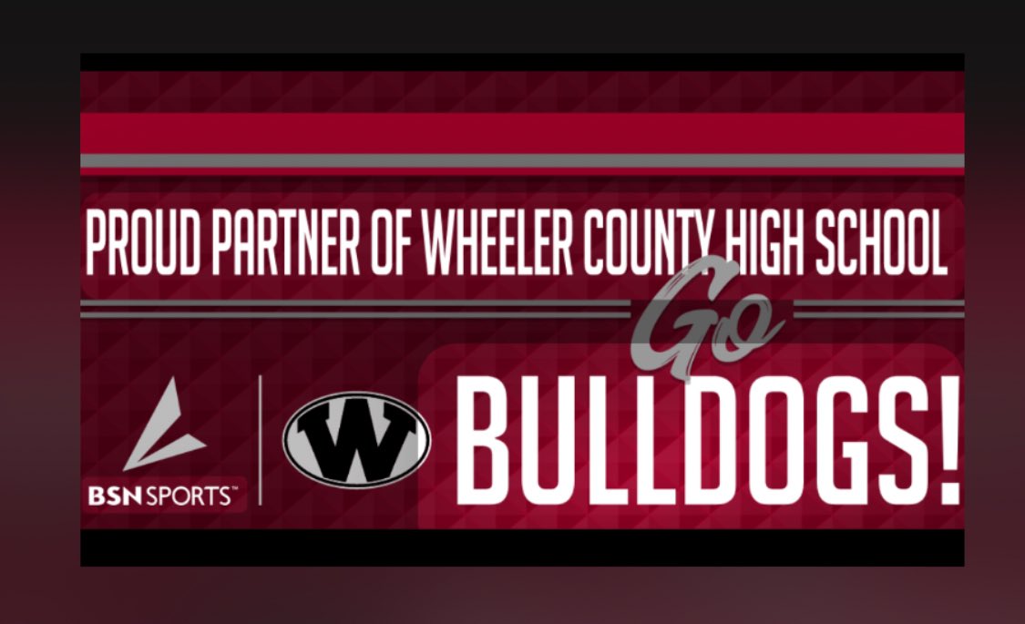 @BSNSPORTS_GA is proud to partner with Wheeler County High School! Looking forward to a great partnership ! GO BULLDOGS!!!