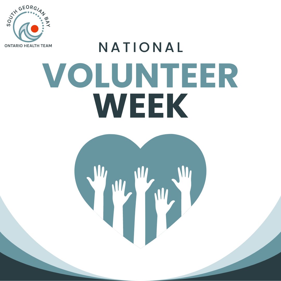 During national volunteer week we would like to thank our dedicated partners and PFAC members who volunteer to support our work. Your hard work is critical to our success and we are so appreciative of all that you do to support the South Georgian Bay Community! 💙 #OHTs