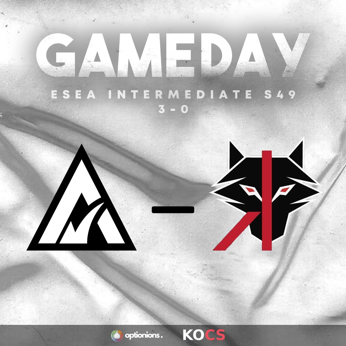 🤍 GAMEDAY 🖤

Gros match ce soir contre une équipe bien en place ! A nous de confirmer notre forme actuelle 💪

🏆 ESEA Intermediate (3-0)
🆚 <a href="/RedPackEsports/">REDPack Esports</a>  
🕘 21:00
📺 Pas de stream ❌

(En cas de stream nous vous le partagerons au début du match)