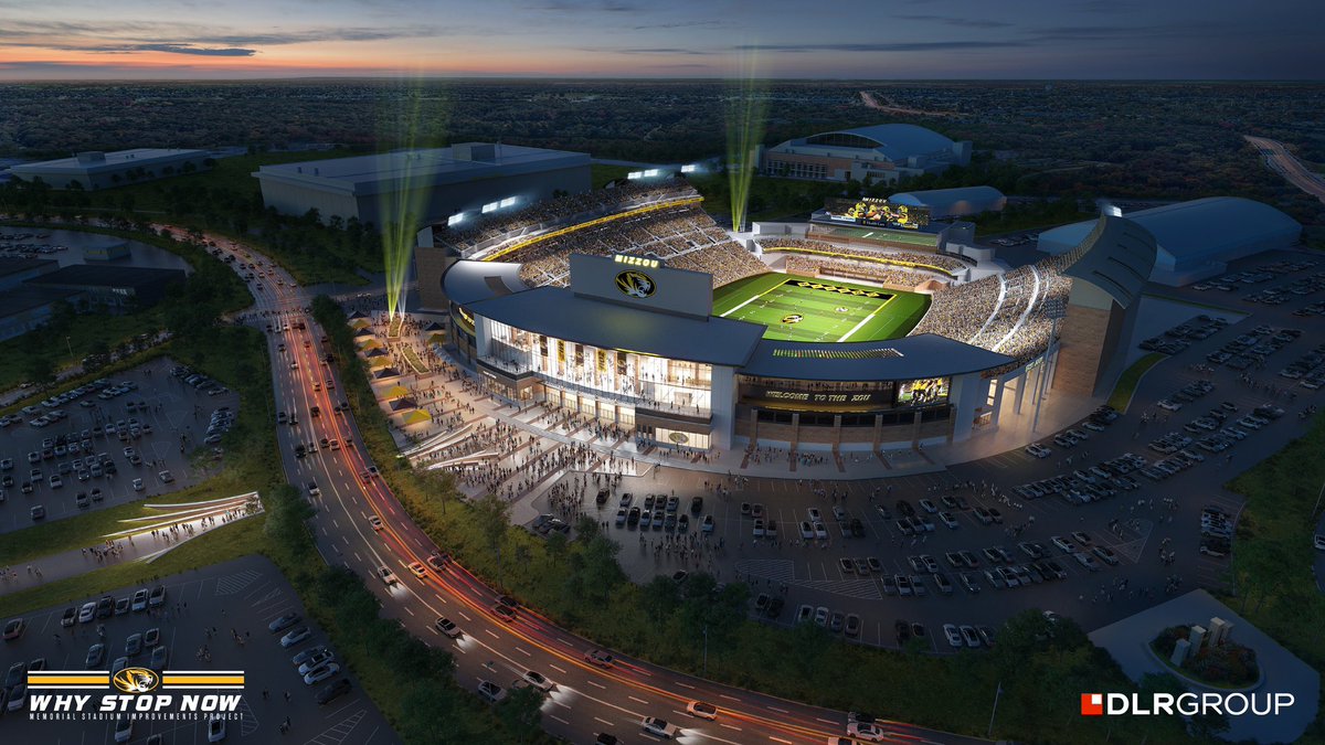 Mizzou just unveiled plans for $250 million in renovations to Memorial Stadium. • 51 new suite spaces • Will add 2,000 premium seats • The school’s most expensive athletic facilities project to date It's set to be complete by 2026.