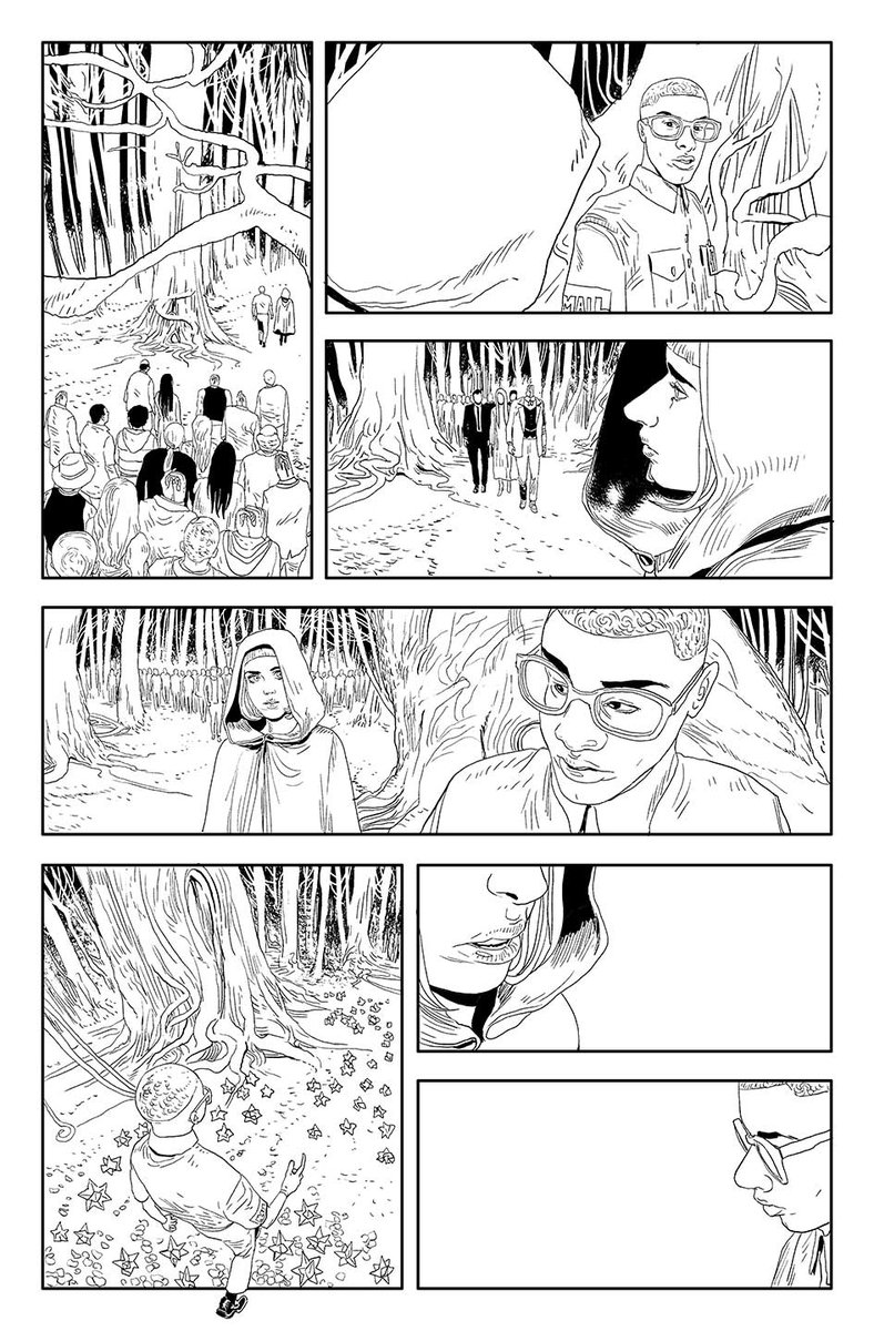 AmilcarPinna's tweet photo. Some more pages that I did for Eternal Blue: A Spiritbox Graphic Novel. Published by Z2comics script by Jim Krueger. I really like drawingHorror/weird stuff <3 https://t.co/ehrcisFdUw