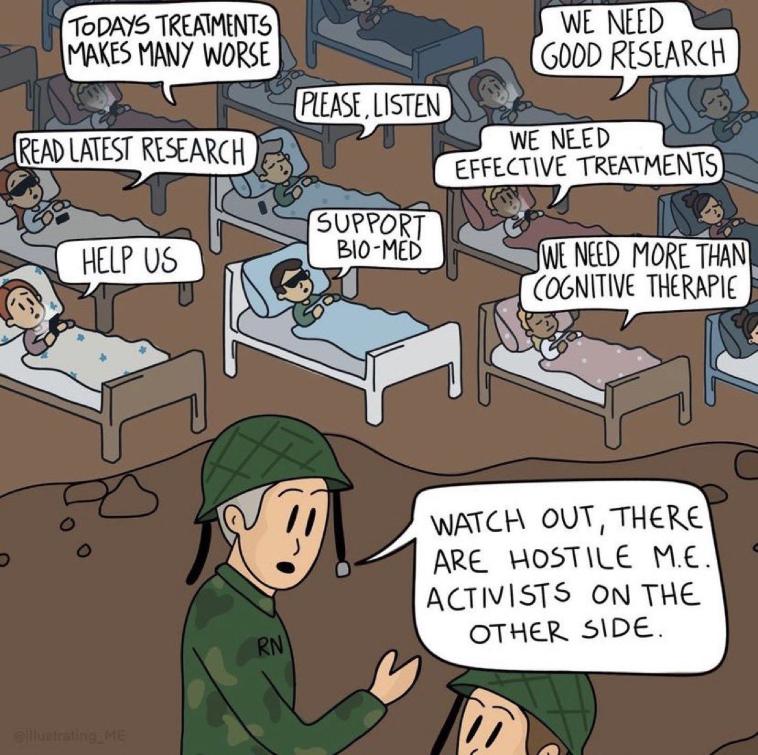 ‘The story became not #MECFS patients are being very badly served by the current state of medical science - which is obviously the story - instead the story became, these poor scientist are being threatened and abused by ungrateful #MECFS patients’ - @GeorgeMonbiot