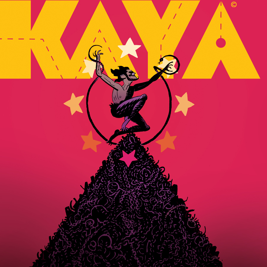 KAYA's third story-arc wraps up MAY 1st with the epic KAYA 18! 'The city erupts in violence! Caught in the middle, Kaya makes a fateful decision that will set her and Jin on a dangerous new direction!' What direction? You gotta order at your comic shop now to find out!