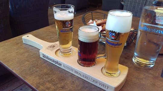 Apesar de haver evidências de produção de cerveja na cidade de Freising, como plantações de lúpulo no século 9, e cobrança de impostos sobre cerveja no século 13, a existência duma cervejaria propriamente dita na abadia de Weihenstephaner só pode ser comprovada em 1675👇
