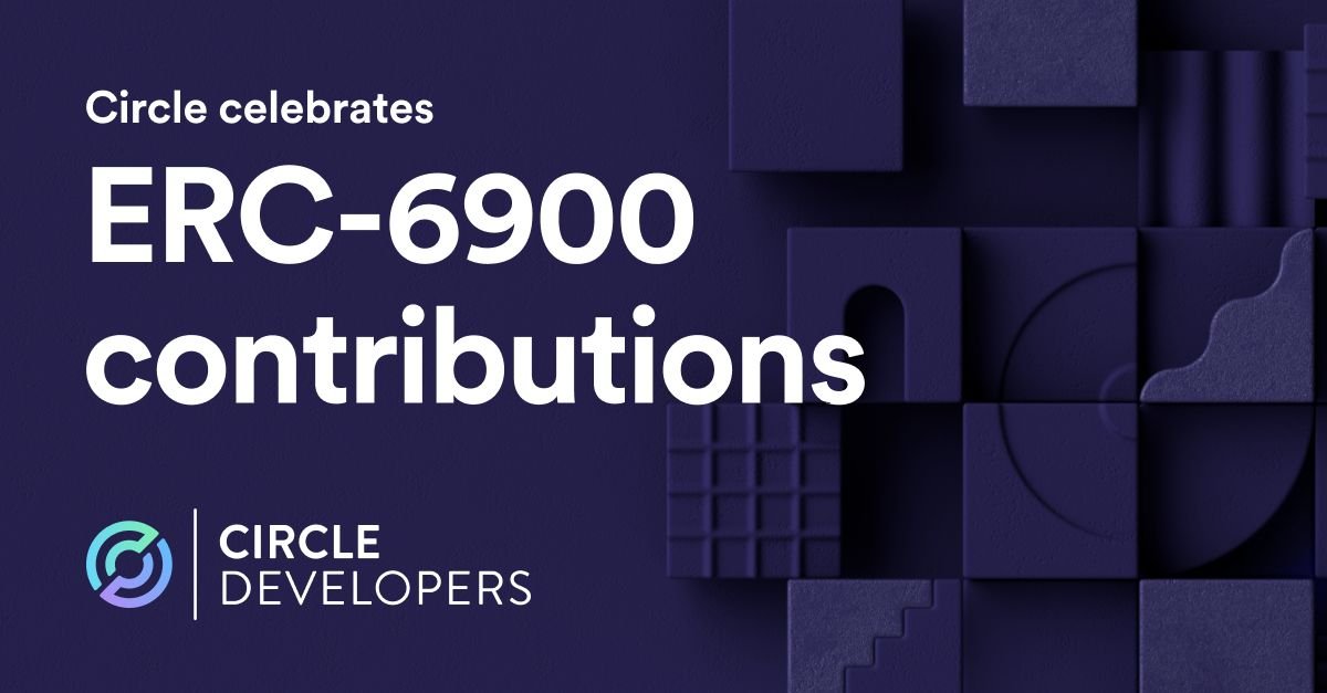 1/ Congratulations to Daniel Lim, @hwgcircle, and @BostonXiaoyu from @Circle’s engineering team on contributing to @erc6900 as co-authors alongside @AlchemyPlatform and @yoavw from the @ethereum Foundation!