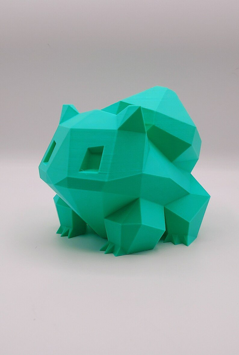 craftycadychicks.etsy.com/listing/168857… Bulbasaur Figurines: Capture the Charm of Pokémon in Three Sizes - Perfect for Collectors and Fans -3D printed Bulbasaur #Etsysale