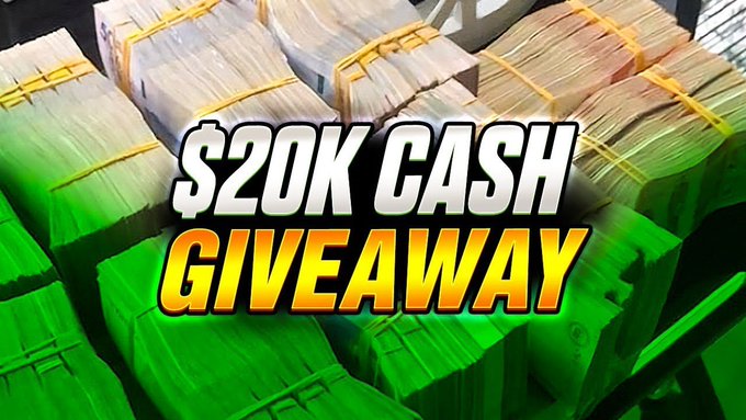 🎁 $20,000 USD Giveaway      

Must: 
1- RT, Like
2- Follow @RichDoesYT
3- Comment Done 👇

Payout ↪️ PayPal, Cashapp, Western Union, Bank Transfer