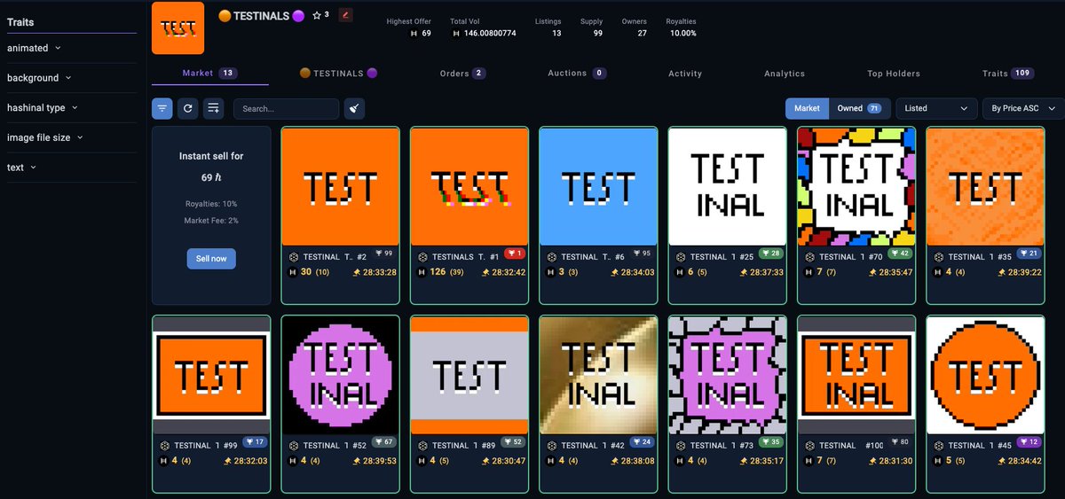 HELDiWanKenHODL's tweet photo. 🟠 #Testinals 🟣 Auction Update 👇

https://t.co/RtzC3hyCeP https://t.co/ygruOl6mT4