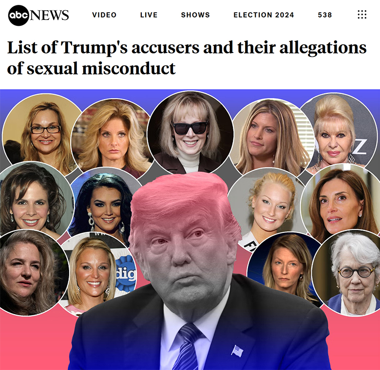 @EPennysworth It's important to be informed. Paulina needs to read this tweet and THEN she can do her Nancy Mace impersonation and say it's not a big deal. Here is a detailed list of Trump's accusers. “We were sitting beside each other in first class. We ate a nice meal and after the…