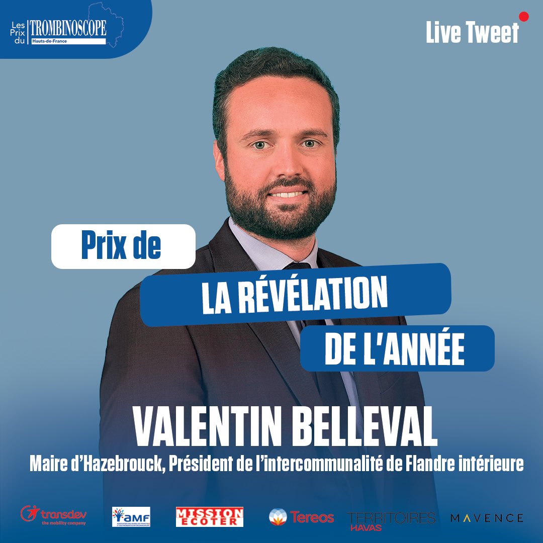Le Trombinoscope (@letrombinoscope) on Twitter photo #Direct🔴
#Prixdesterritoires2024 #RégionHautsdeFrance
Prix des révélations de l’année
<a href="/Aouizille/">Alexandre Ouizille</a>
<a href="/BellevalV/">Belleval Valentin</a>
Prix remis par <a href="/HembertSeb/">sébastien Hembert</a> (Internep)
#HautsdeFrance
#CérémonieduTrombinoscope #Direct🔴
#Prixdesterritoires2024 #RégionHautsdeFrance
Prix des révélations de l’année
<a href="/Aouizille/">Alexandre Ouizille</a>
<a href="/BellevalV/">Belleval Valentin</a>
Prix remis par <a href="/HembertSeb/">sébastien Hembert</a> (Internep)
#HautsdeFrance
#CérémonieduTrombinoscope