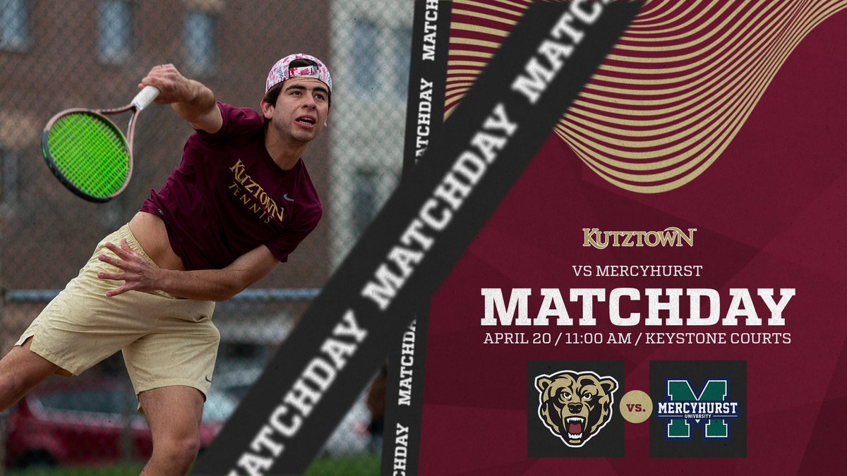 KUGoldenBears's tweet photo. MATCHDAY | It's senior day for both men's and women's tennis (@KUBearsTennis) today as they host Mercyhurst at 11 a.m. #HereYouRoar https://t.co/RlHOkzknOz