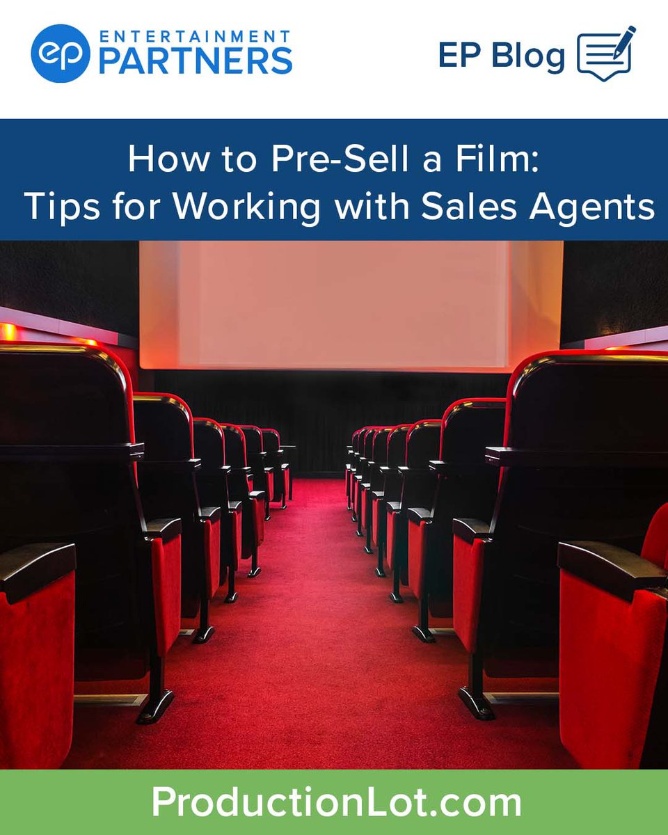 #FilmFinance expert John Hadity provides tips on how to work with a sales agent to pre-sell your next #film project: bit.ly/3xRGuiE

#filmblog #FilmCommunity #indiefilm #filmmakers #filmmaking #independentfilm #filmschool #filmproducer #filmproduction #indiefilmmaking