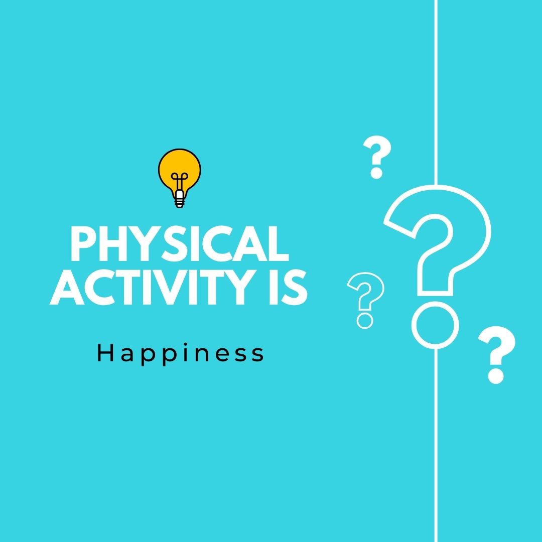Research into happiness and physical activity found that those with highest levels of physical activity had the highest life satisfaction and happiness. They further concluded that this happiness increased as the person ages. Source: ncbi.nlm.nih.gov/pmc/articles/P…