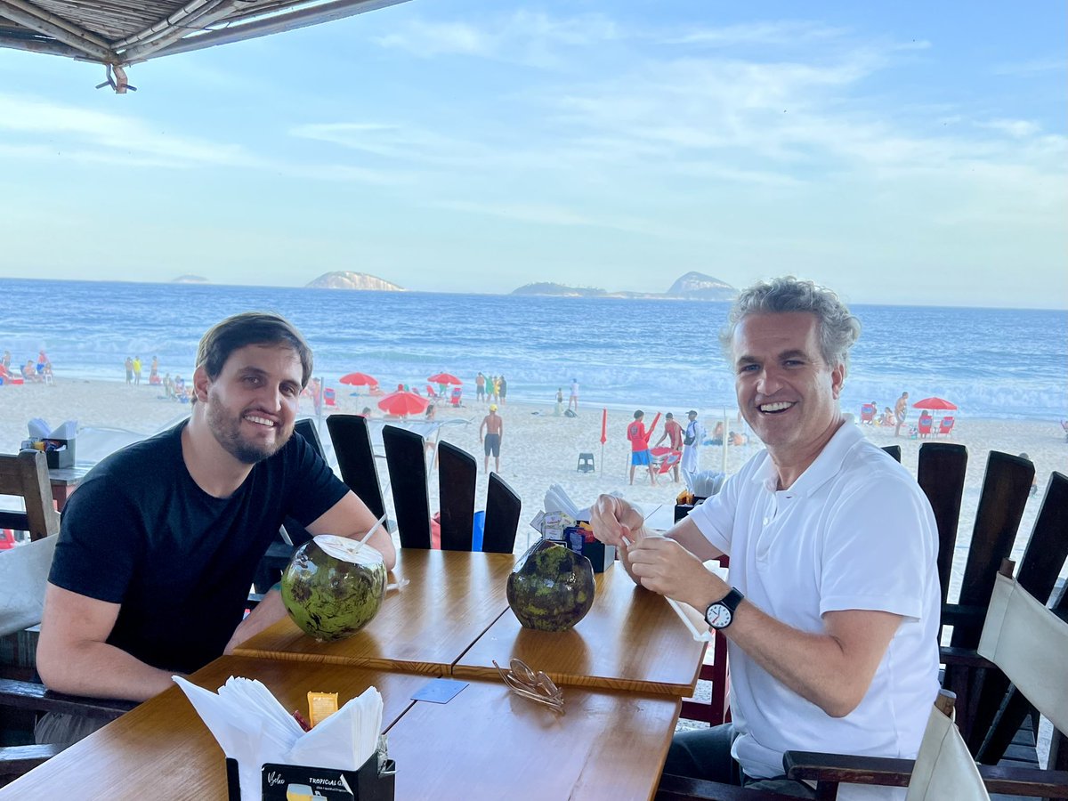 Can’t feel but bullish about the future of tech in Latin America after a couple of days in Rio de Janeiro 🇧🇷. Hard to find a more beautiful place in the world to meet entrepreneurs. We’re lucky to have found the Clubbi team in 2022. Vamos por más!