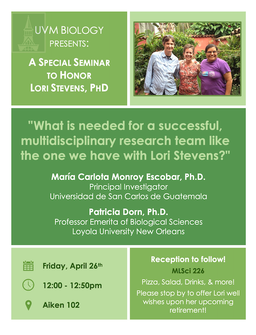 Please join us in celebrating the amazing career of Dr. Lori Stevens!