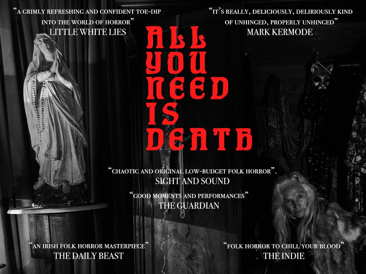 1185films's tweet photo. The reviews are in - @LWLies @kermodeandmayo @SightSoundmag @PeterBradshaw1 @thedailybeast 

All You Need Is Death is released in UK/ Ireland  cinemas FRIDAY, 19 APRIL #allyouneedisdeath 

@1185films @BlueFinchFilms @XYZFilms https://t.co/Kb7CFYGTe1