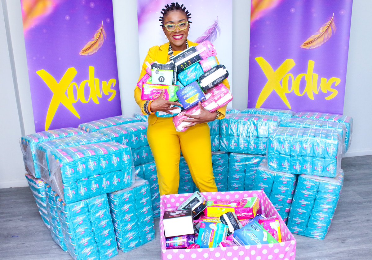 Xodus Family, thank you for your generous support of our recent #EndPeriodPoverty Drive! 

Thanks to your donations, donations from the Xodus team and support from Kirk Distributors we were able to donate over 1,000 sanitary napkins to Her Flow Foundation