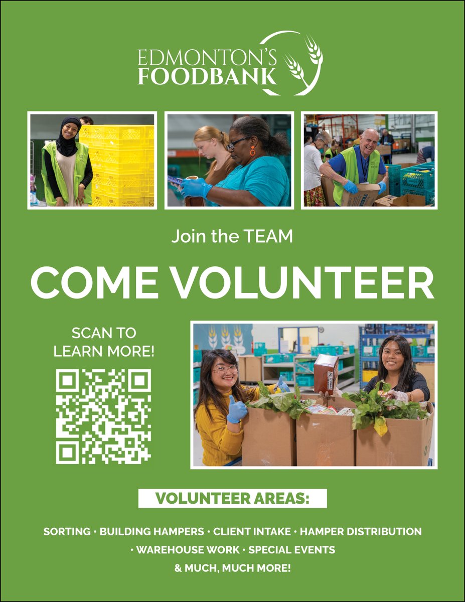 On #ThrowbackThursday we're highlighting ALL our volunteers! YOU help make a difference and have always been fundamental to the Food Bank. 

Thank YOU for all you do! #yeg #edmonton #feedyeg #yegfoodbank #volunteer #tbt #NVW2024 #EveryMomentMatters