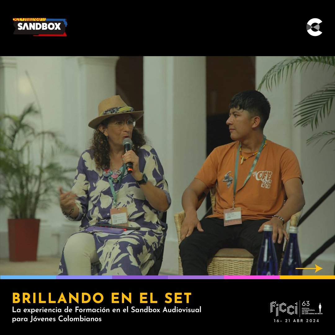 AcademiaColCine's tweet image. 📸 Brillando en el set: La experiencia de Formación en el Sandbox Audiovisual para Jóvenes Colombianos

#FICCI63 #ElFestivaldeTodos #sandboxaudiovisualcolombia #sandboxcol #lamagiadelcinecolombiano