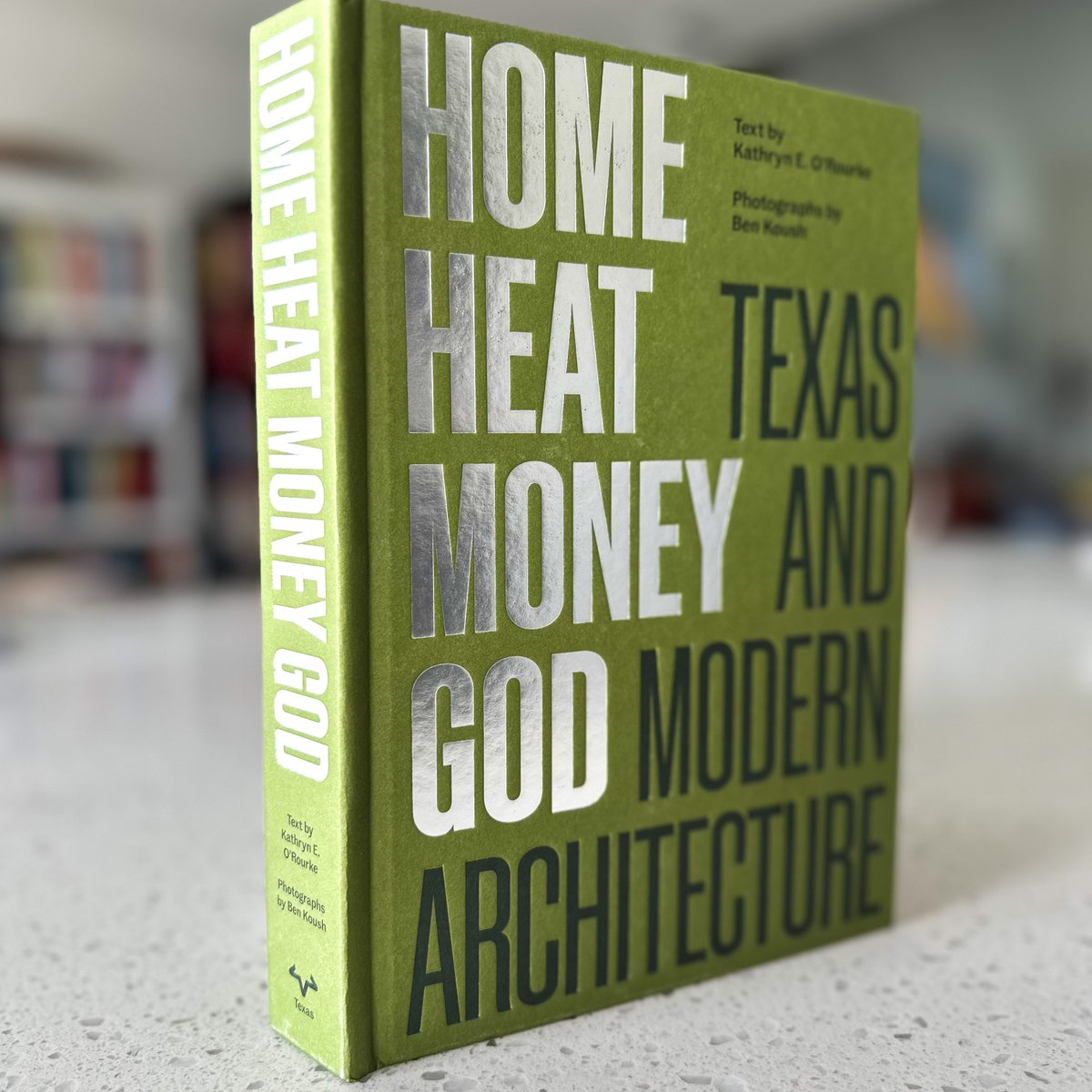 The #TexasArchitecture Bible is here, y'all. With over 264 color photos from across the state by Ben Koush, HOME, HEAT, MONEY, GOD covers big city and small town architectural treasures with short chapters by Kathryn O'Rourke reflecting on the preservation of modern buildings.