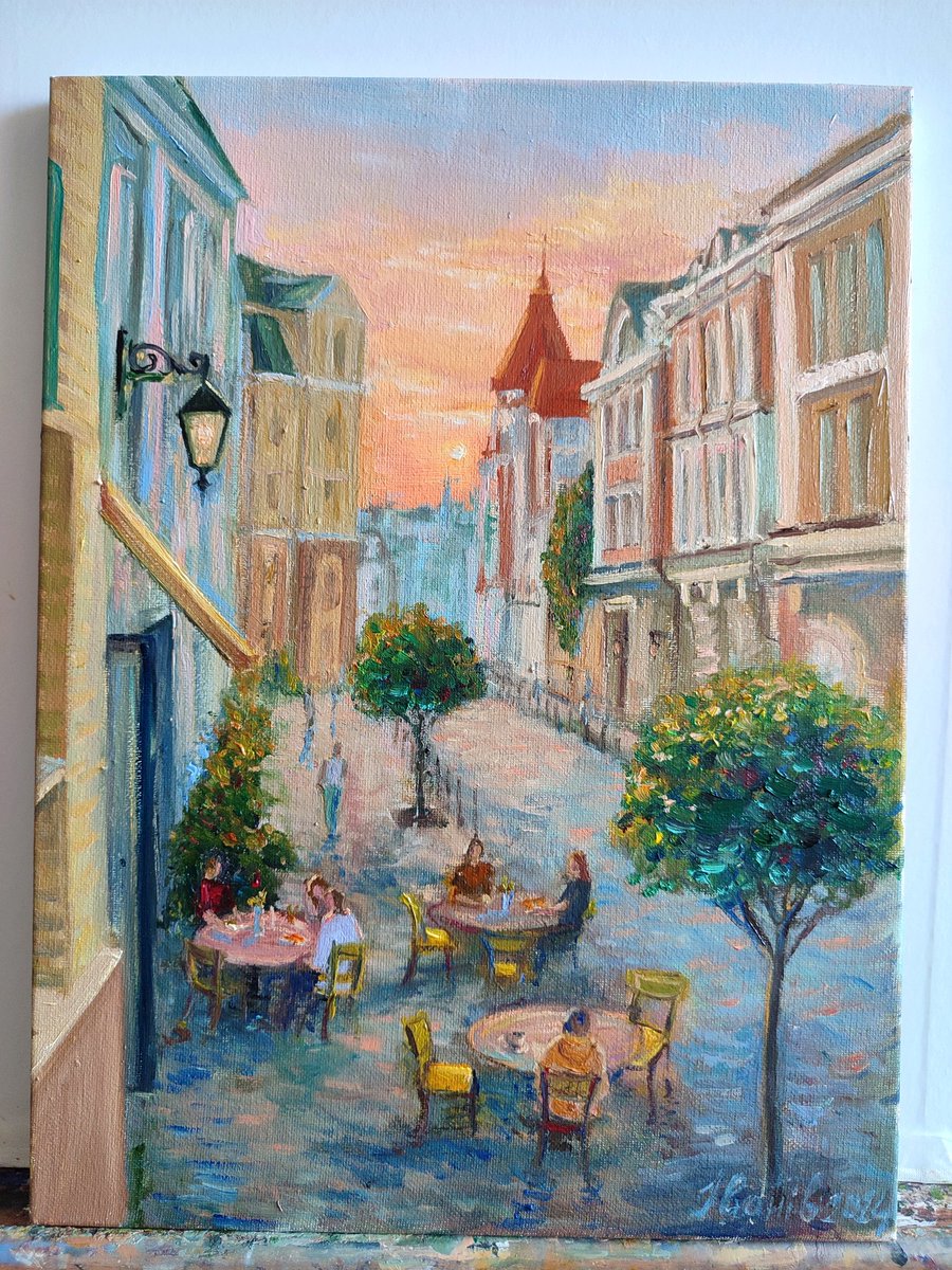 ✨🔷 Raffle Time!!🔷✨ This mission is to help Bogdan @bigbo4ek who needs to urgently get as many TQs as possible. Grand Prize: Painting by K. Ivanov 'Summer on Vozdvyzhenska Street' Vozdvyzhenska Streets a street in the Podilsky District of Kyiv.