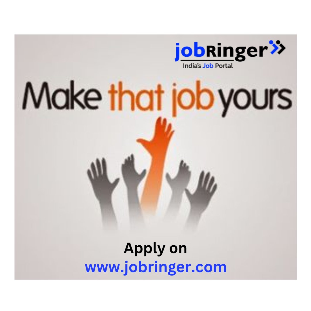 Make that job yours . . . #job #jobringer #jobseekers #jobsinindia #jobsearch #jobhiring #jobsforyou #jobsearching #jobseeker #wfhjobs #itjobs #pharmajobs #hrjobs #remotejobs #freshersjobs #salesjobs #jobringerjobs #freshershiring #freshersvacancy #wfh #wfhlife #wfo #interview