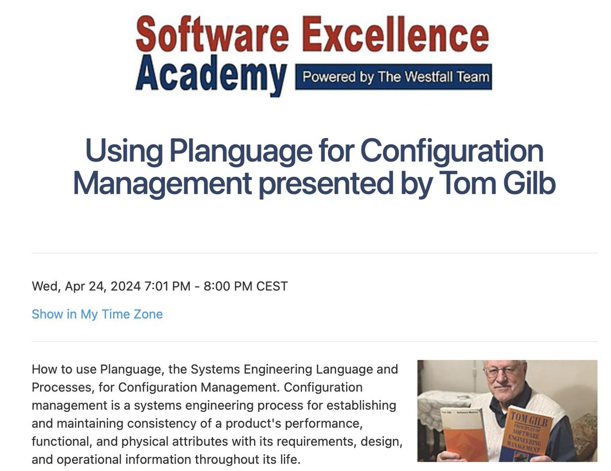 imtomgilb's tweet image. register.gotowebinar.com/register/48270…

Join me for this new and innovative talk! New views on #configurationmanagement