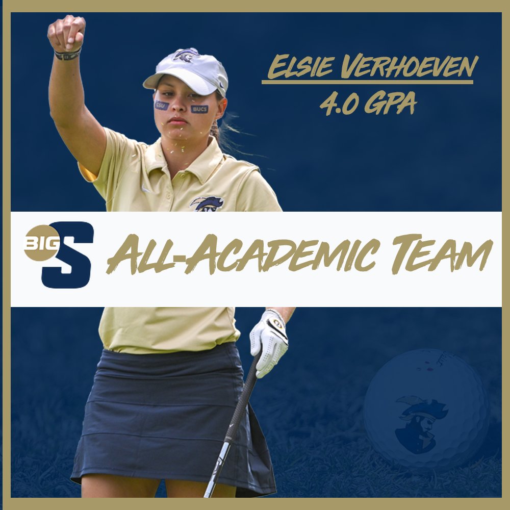 CSUBucsWGolf's tweet photo. 𝟰.𝟬 𝗚𝗣𝗔 📘

Congratulations to Elsie Verhoeven on being named to the Big South All-Academic Team!! 

#BucStrong https://t.co/irTK9tXTKd
