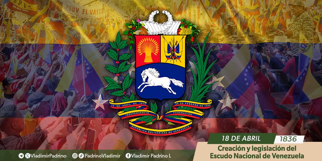 Nuestro Escudo Nacional de la República Bolivariana de Venezuela, es más que un símbolo patrio; es el testimonio vivo de la lucha por la libertad y la identidad nacional. En cada elemento heráldico late la esencia de un pueblo que se levanta con dignidad y se proyecta hacia el