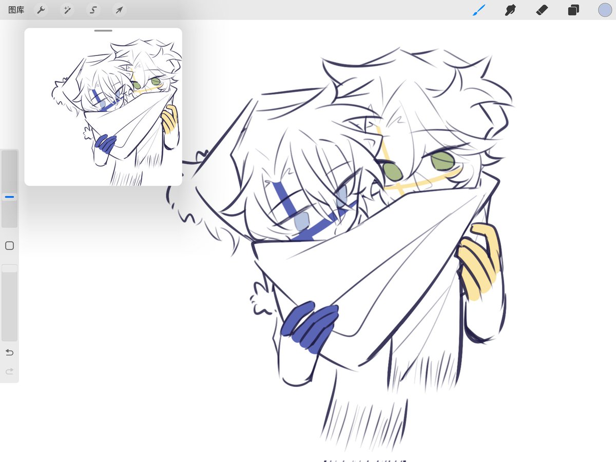 swefin0110's tweet photo. 北欧限时特供巨无霸围巾！
#CountryHumans
#CountryHumanssweden
#CountryHumansFinland https://t.co/sWuVpzO1iW