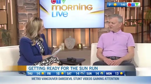 Runner, Ernie Lemieux offers a few tips to get ready for the @VancouverSunRun on CTV Morning Live! 🏃☀️ bc.ctvnews.ca/video/c2906549…