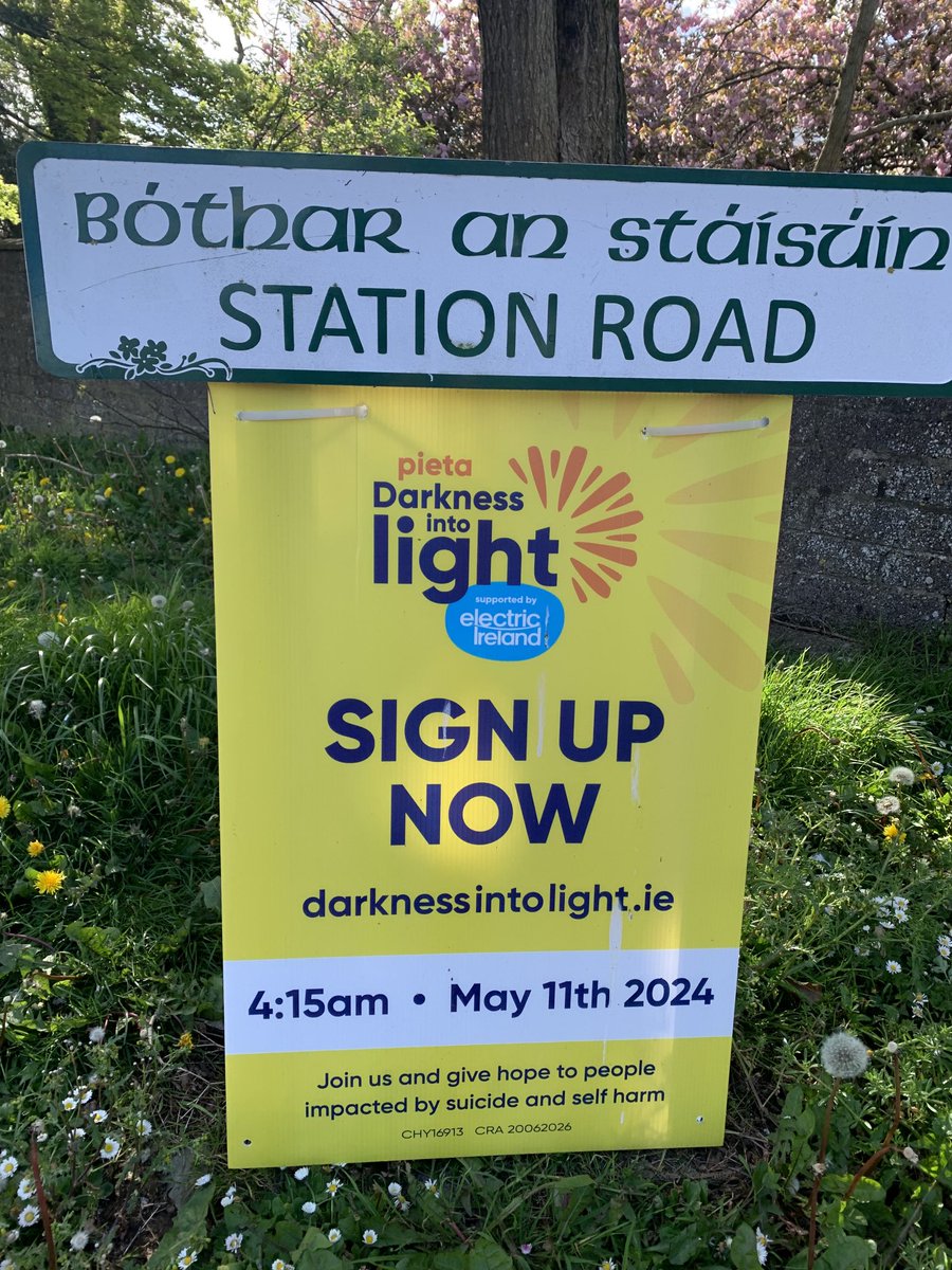 Ballincollig Darkness into Light ⁦@DILBallincollig⁩ May 11th 2024 at 4.15am. Stewards required, text +353 (89) 248 5058 if you are in a position to help. Please support ⁦@PietaHouse⁩