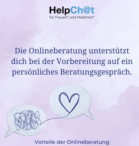 Weil schreiben manchmal leichter ist als sprechen.
Wir sind für dich da! 💙

#gewalt #helpchat #gewaltgegenfrauen #online