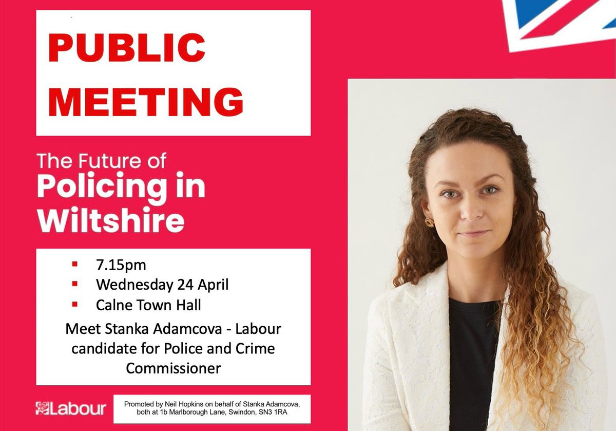 There’s a great opportunity on Wednesday for local residents to meet @Stanka4PCC, our Police & Crime Commissioner candidate. Come along for a chat - we’d like to hear your views on what you’d like from the police service.