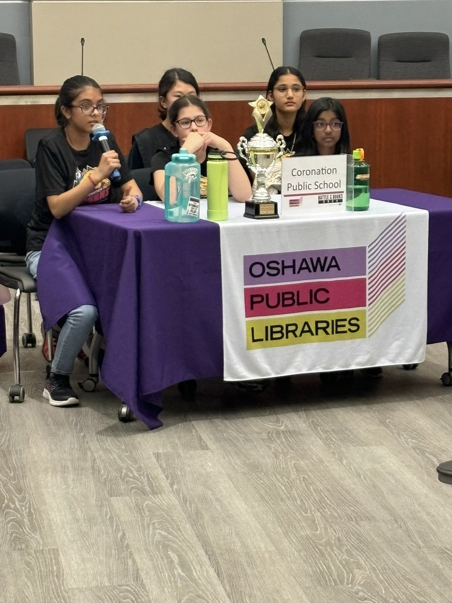 Teams are in hot competition at the DDSB Education Centre.

Students from schools across Durham Region are meeting tonight for three “Battle of the Books” competitions hosted in collaboration with local libraries and school boards. 

#BattleOfTheBooks