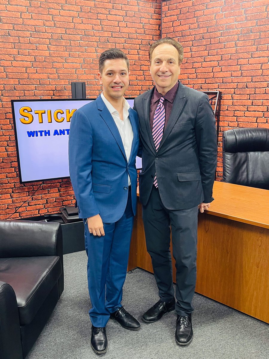 Today, I had the privilege of spending time with @NJCUniversity alum and dedicated public servant Chairperson of the Hudson County Board of Commissioners @AnthonyLRomano ‘96, for the recording of his program “Stick @ Nite.” Thank you for the opportunity to discuss the important…