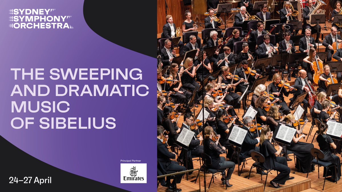 Finland X Sydney Opera House 🎻 Don’t miss out on hearing the @sydsymph, led by conductor @OsmoVanska, perform the sweeping and dramatic music of Sibelius! BOOK NOW using code VANSKA to access a special discount - tickets.sydneysymphony.com/9263/9265...
