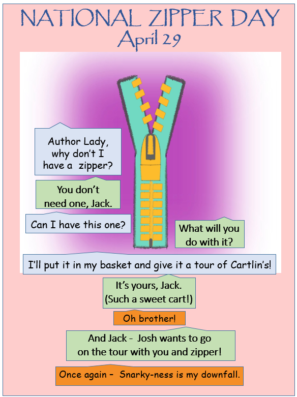 National Zipper Day

National Zipper Day is on April 29 and we are full of zip for this day! We take many things in life for granted and the humble zipper is one of them. 
nationaltoday.com/national-zippe…
#thecartlincarts