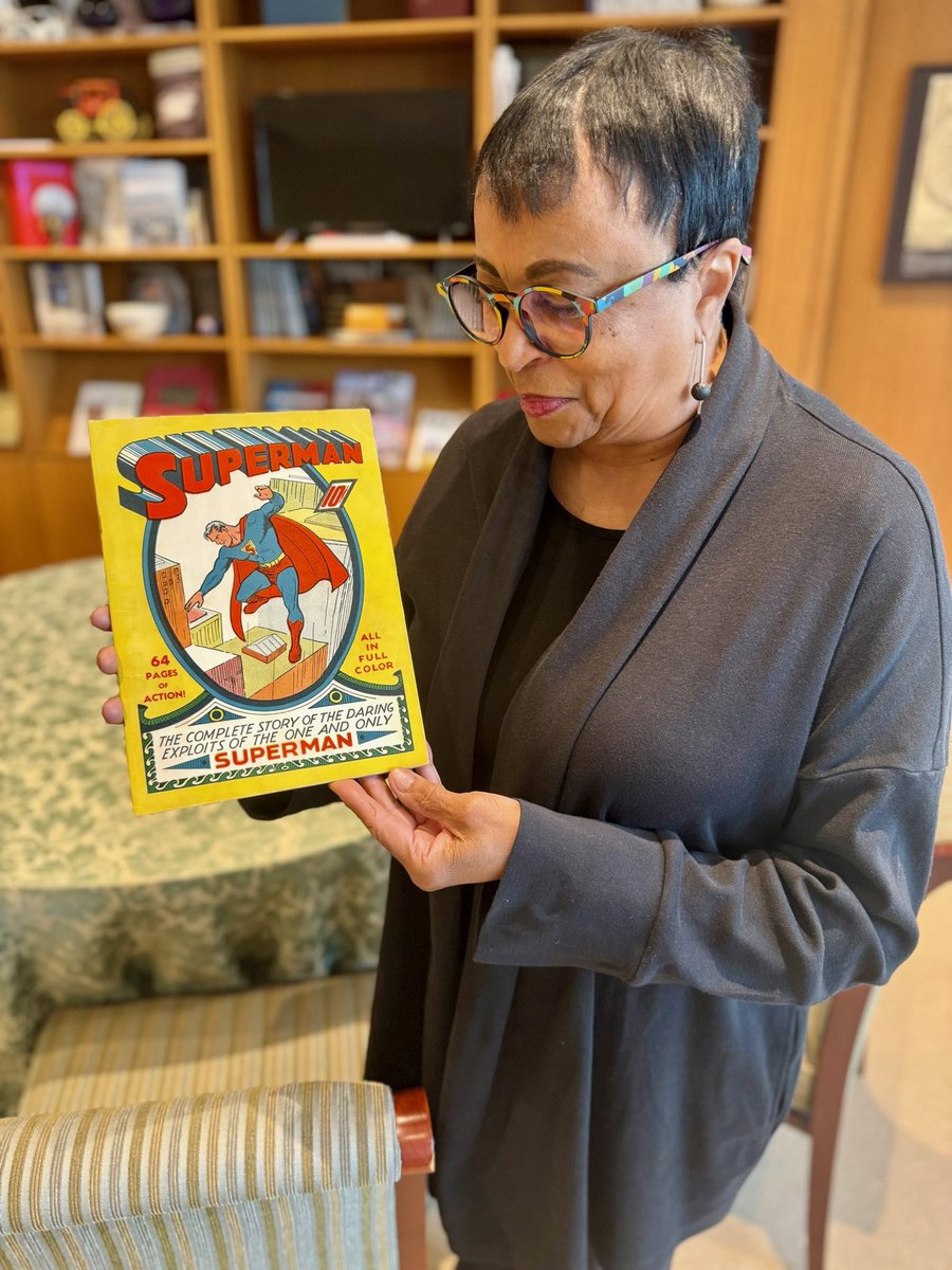 LibnOfCongress's tweet image. Happy Superman Day!
On this day in 1938, the Man Of Steel made his first appearance,
From the @librarycongress collection: Superman no. 1, first self-titled issue.