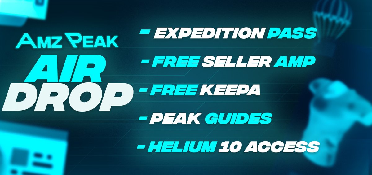 Peak Airdrop Inbound ✈️⏩

Peak Airdrop will be dropped randomly to the ones who like, comment and tag 2 friends, and retweet!  

Results will be live streamed in the Lodge🛖

May the best Explorer win!🧭

#Giveaways #FBA #RESELL