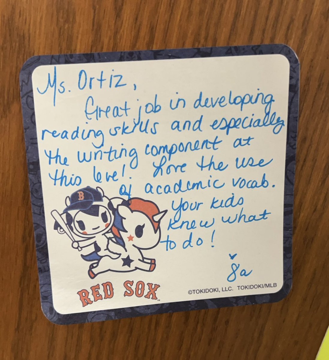 Erica Ortiz (@eortiz_jce) on Twitter photo Getting a note is even better when itโs on a Red Sox post-it, love it! ๐โค๏ธ๐ #GoSox #JCE <a href="/POchoa_JCE/">๐ฅPatricia D. Ochoaโพ๏ธ</a> Getting a note is even better when itโs on a Red Sox post-it, love it! ๐โค๏ธ๐ #GoSox #JCE <a href="/POchoa_JCE/">๐ฅPatricia D. Ochoaโพ๏ธ</a>