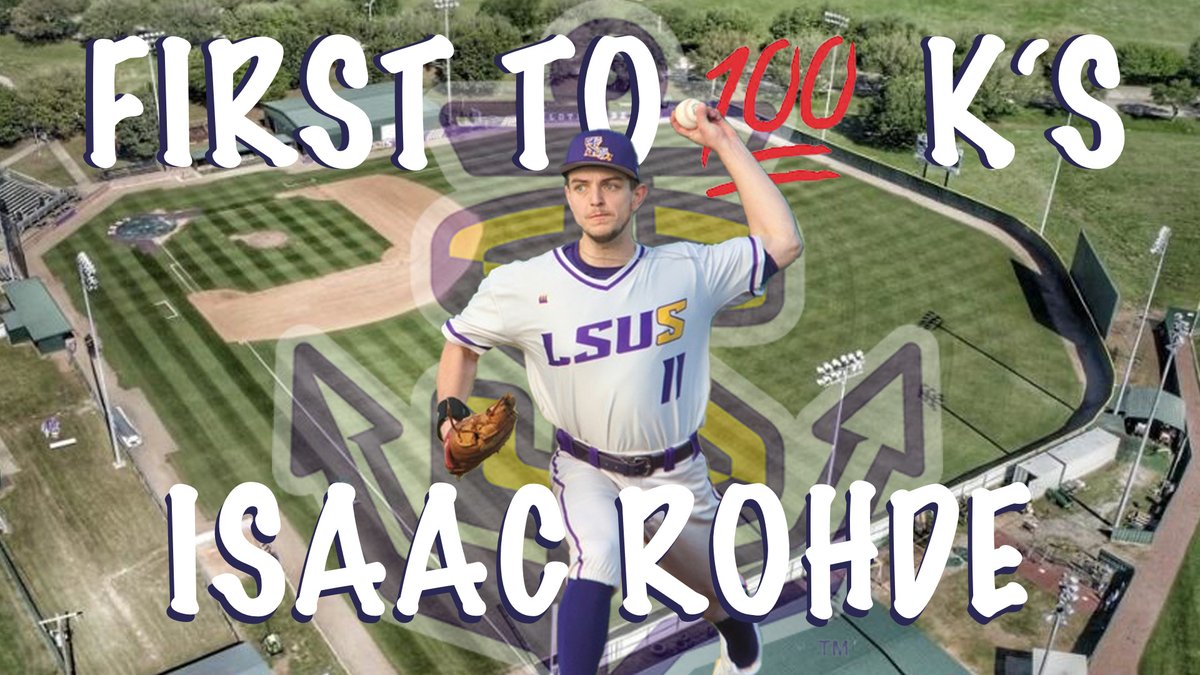 🚨The first person in NAIA to have 💯 K's on the season🚨 @Isaaclefty of @LSUS_Baseball Congrats to the K leader in all of NAIA for this amazing accomplishment!👑