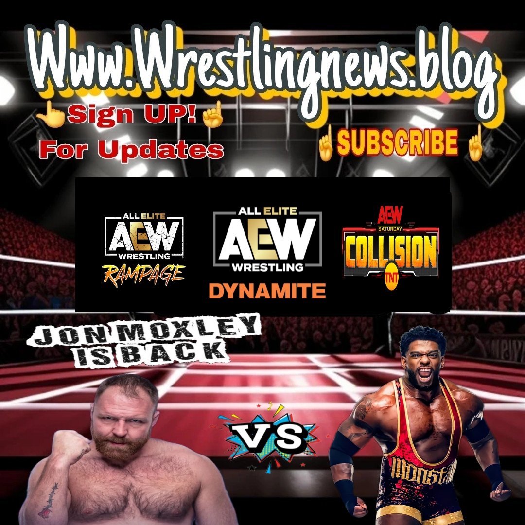 JON MOXLEY RETURNS!!
POWER HOUSE HOBBS vs. JON MOXLEY 🫢 NEXT Week's Dynamite 

🔻🔻👇👇🔻🔻
wrestlingnews.blog

#AEWDynamite #aewcollision #AEWDynasty #AEW #AEWRampage #jonmoxley #powerhousehobbs