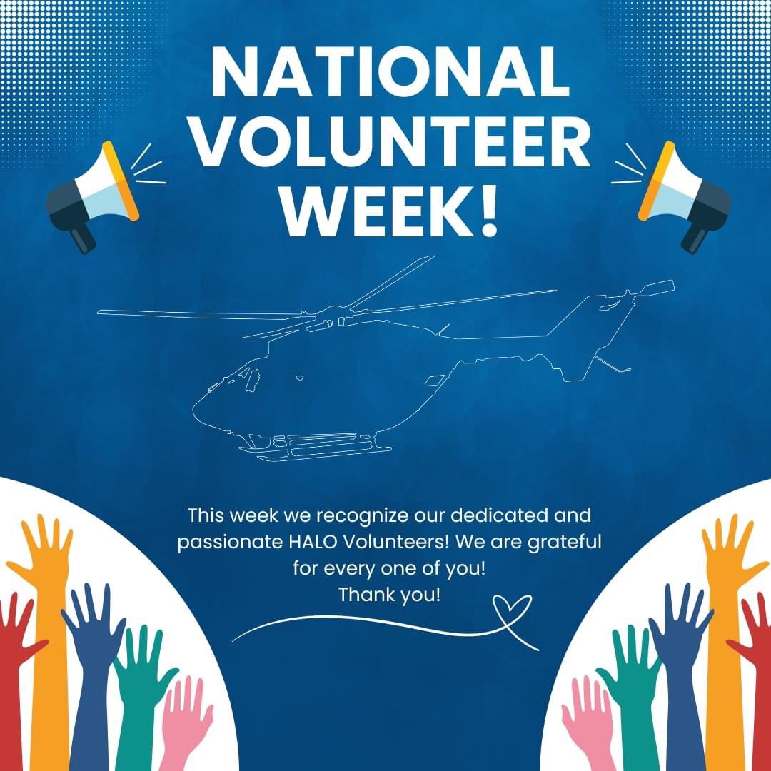 It's National Volunteer Week!Volunteers make a difference in communities! This year we want to highlight some of our volunteers who #give! Arlene, Christine, George, Brenda, & Randi, thank U for all you do! #NVW2024 #dedication #givingback #MakeADifference #inflightforyourlife