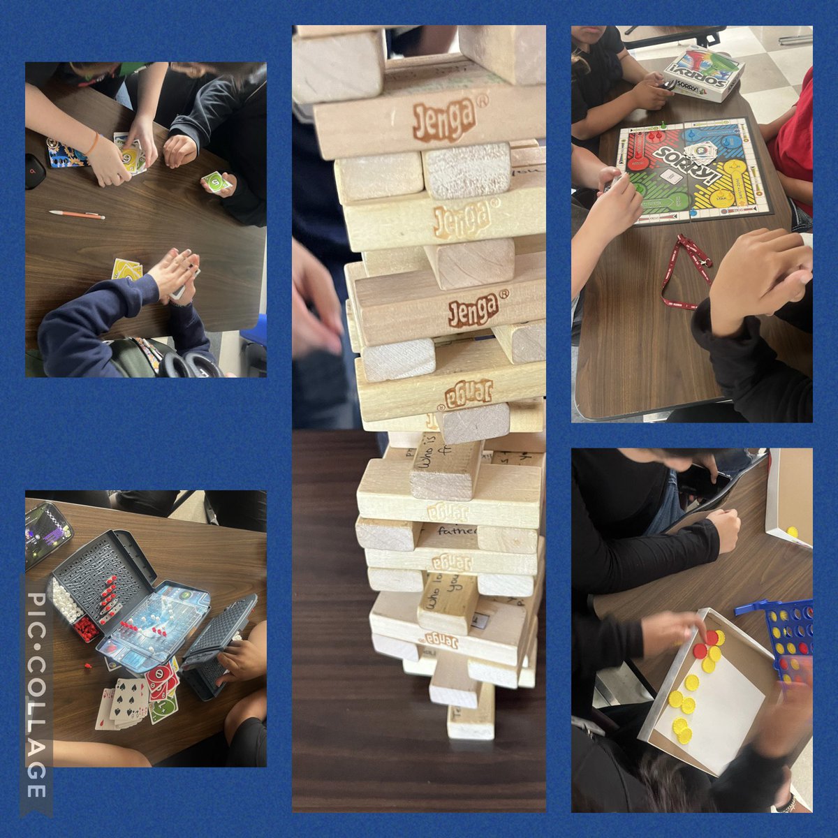 julz66's tweet image. Post STAAR game day!  So great to see 8th graders having fun without technology!  @DeLayMS