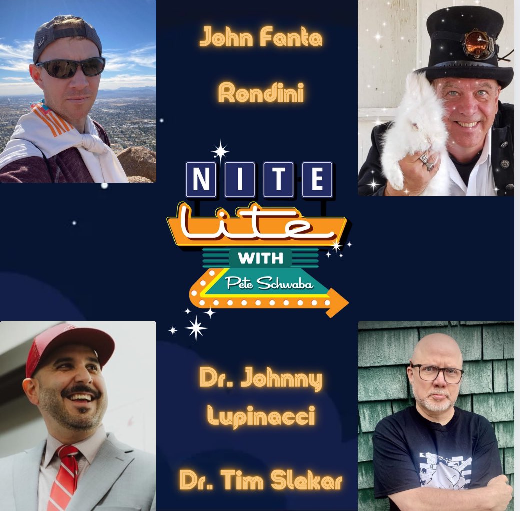 Tonite: -Pete welcomes Dr. @slekar and Dr. @JohnnyLupinacci from @bustedpencils -the Great Rondini - @JohnFanta8 talks @gbrockers On radio throughout Wisconsin, the @CivicMediaUS app or at Civicmedia.us. The night is Lit!