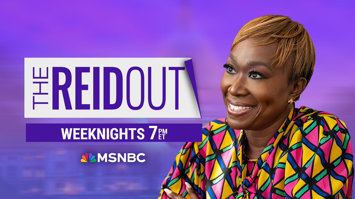 #TheReidOut with Joy Reid starts right now on MSNBC. @DrJasonJohnson fills in for Joy tonight. Tune in now, #reiders!