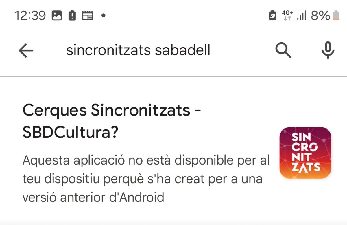 Una aplicació molt interessant que en ple #sbdcultura24 no pot estar desfasada