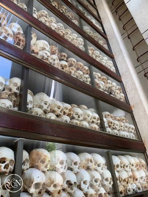 Pictured: some of the estimated 1.2 - 2.8 million “errors” the Khmer Rouge made